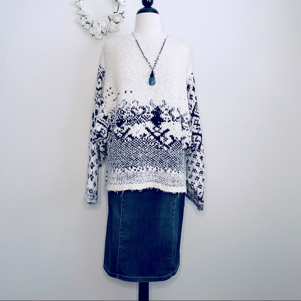 Free People Scoop Neck  Sweater
